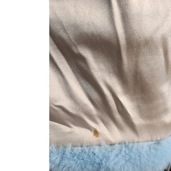 Blank NYC Rainbow Pop Faux Fur Cropped Open Jacket Size S - Picture 10 of 15